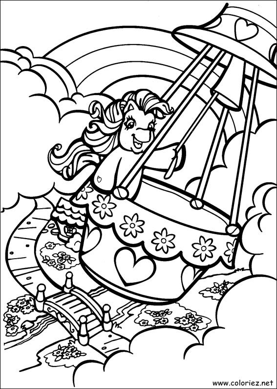 Coloriage de Mon petit poney à imprimer