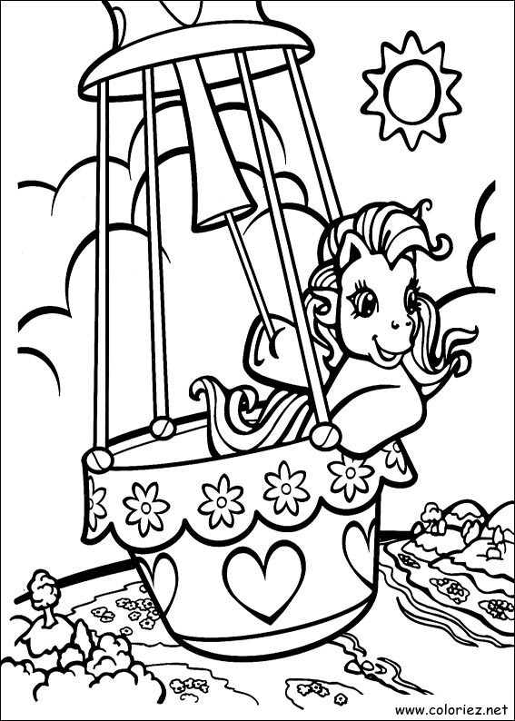 Coloriage de Mon petit poney à imprimer
