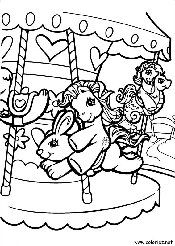 Coloriage de Mon petit poney à imprimer