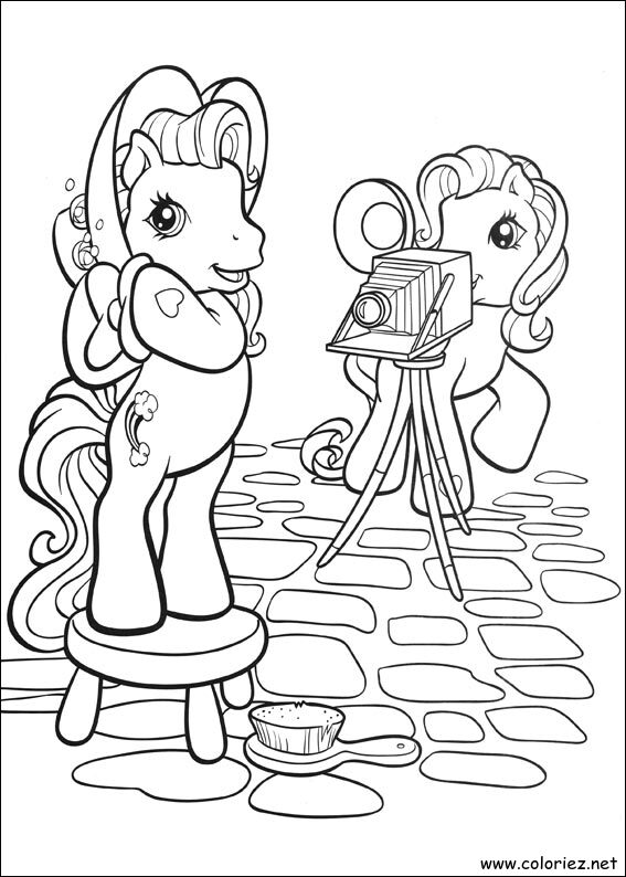 Coloriage de Mon petit poney à imprimer