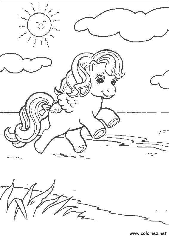 Coloriage de Mon petit poney à imprimer