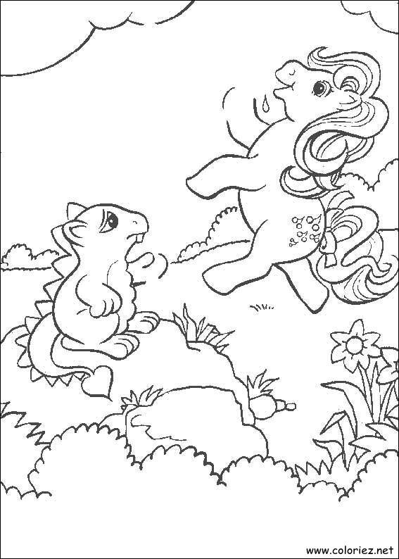 Coloriage de Mon petit poney à imprimer