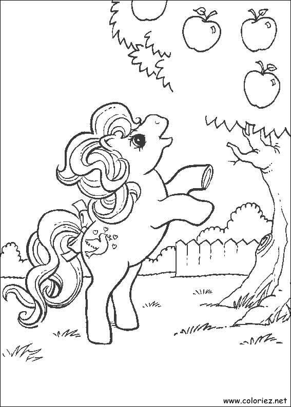 Coloriage de Mon petit poney à imprimer