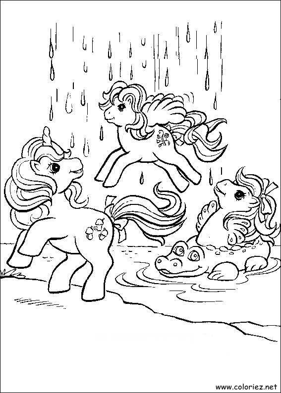 Coloriage de Mon petit poney à imprimer