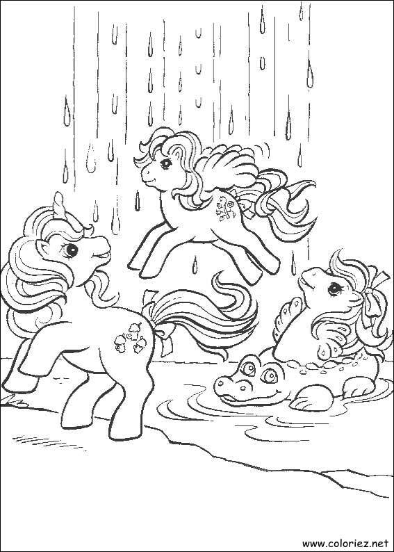 Coloriage de Mon petit poney à imprimer