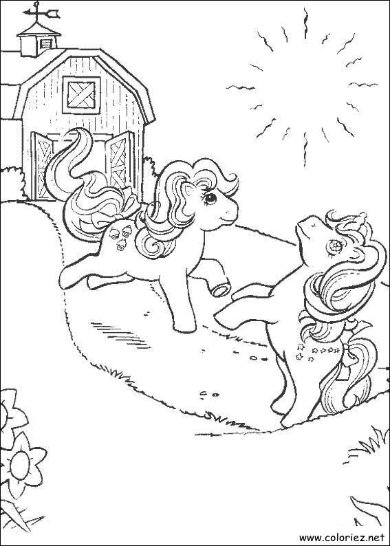 Coloriage de Mon petit poney à imprimer