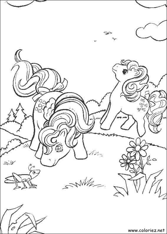 Coloriage de Mon petit poney à imprimer