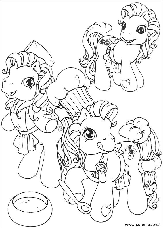 Coloriage de Mon petit poney à imprimer