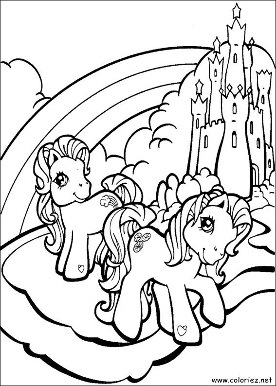 Coloriage de Mon petit poney à imprimer