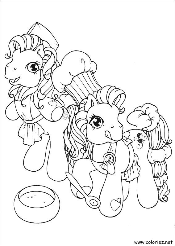 Coloriage de Mon petit poney à imprimer