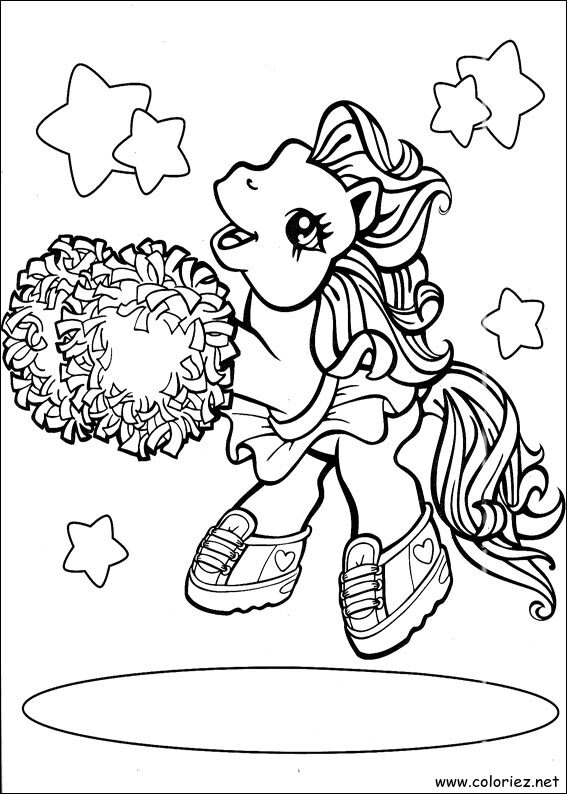 Coloriage de Mon petit poney à imprimer