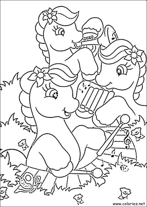 Coloriage de Mon petit poney à imprimer