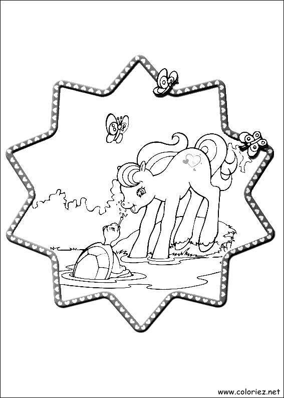 Coloriage de Mon petit poney à imprimer