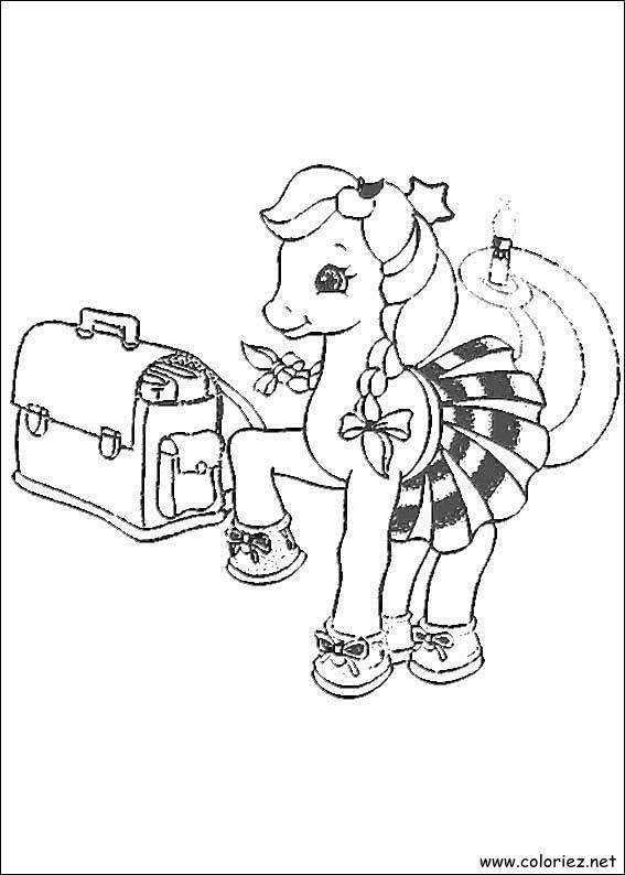 Coloriage de Mon petit poney à imprimer