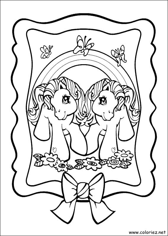 Coloriage de Mon petit poney à imprimer