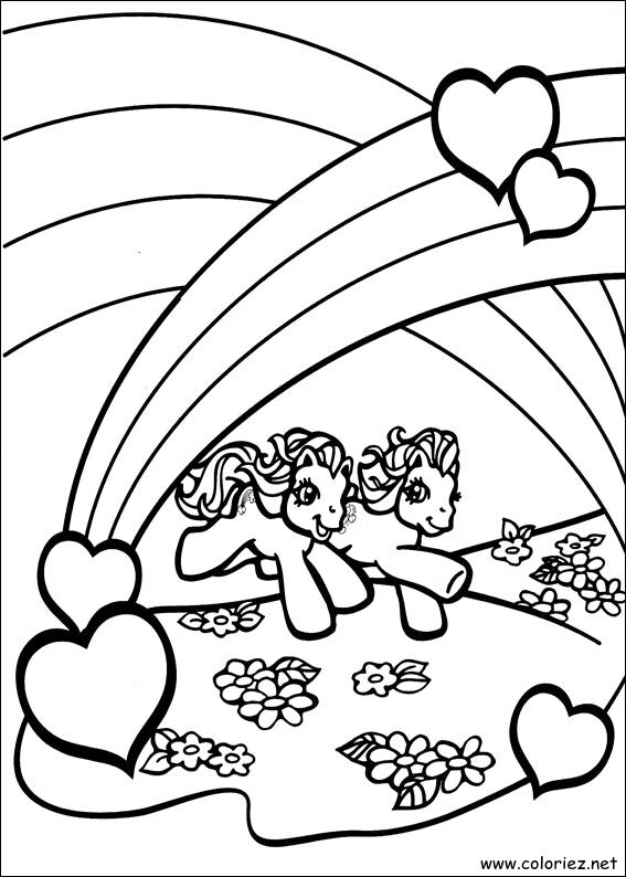 Coloriage de Mon petit poney à imprimer