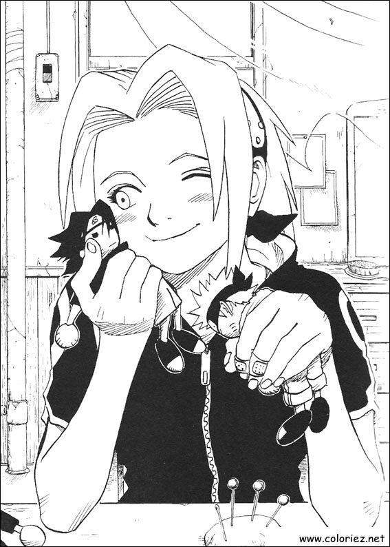 Coloriage de Sakura à imprimer