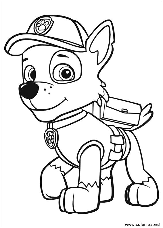 Coloriage de Chase à imprimer
