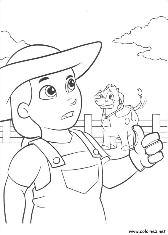 Coloriage de Mme Yumi et Bettina à imprimer