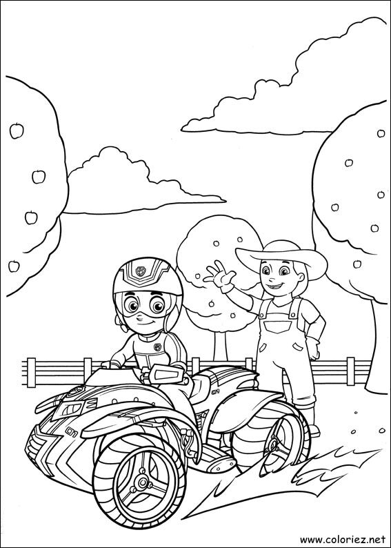 Coloriage de La Pat' Patrouille à imprimer