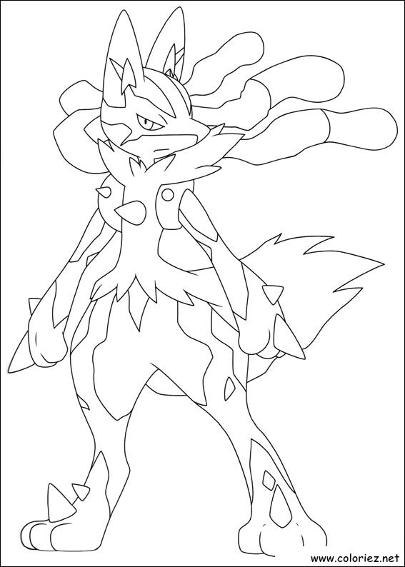 Coloriage de Pokemon à imprimer