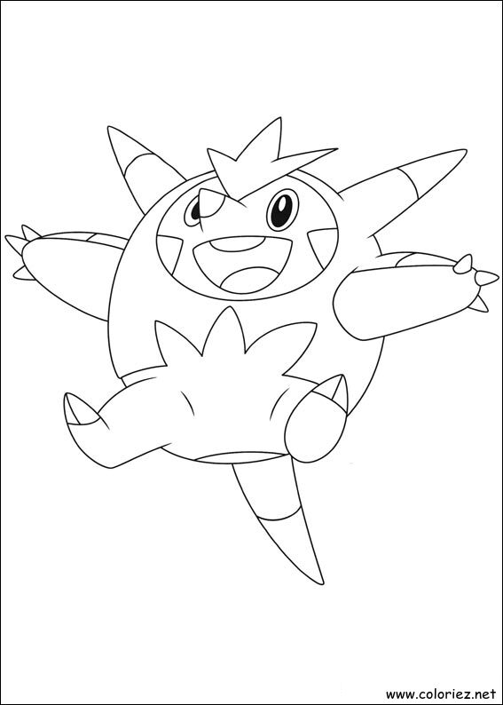 Coloriage de Pokemon à imprimer