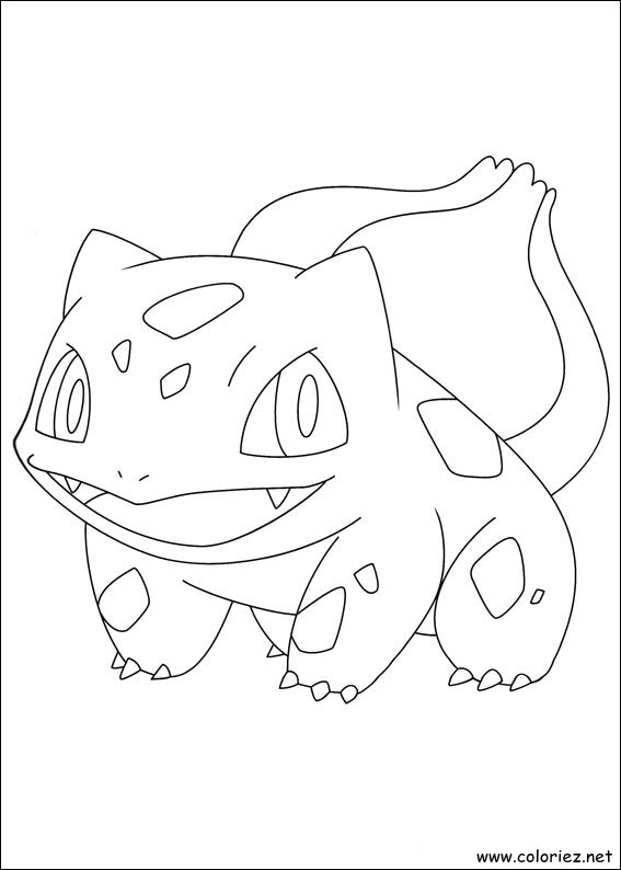 Coloriage de Pokemon à imprimer