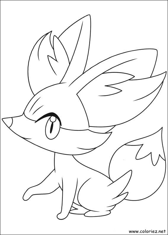 Coloriage de Feunnec à imprimer