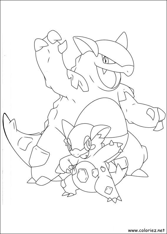 Coloriage de Pokemon à imprimer