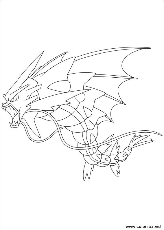 Coloriage de Pokemon à imprimer