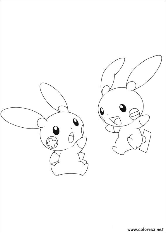 Coloriage de Pokemon à imprimer