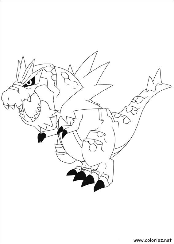 Coloriage de Pokemon à imprimer
