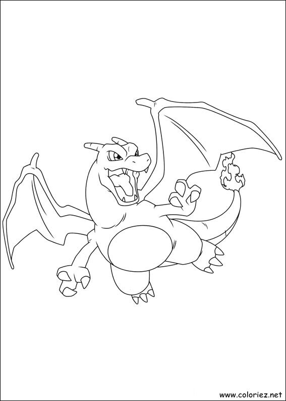 Coloriage de Pokemon à imprimer