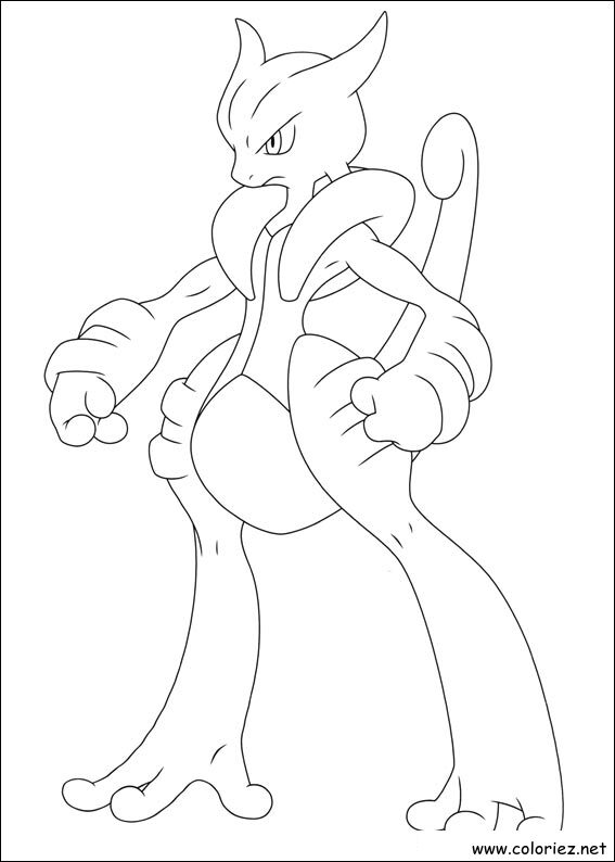 Coloriage de Pokemon à imprimer