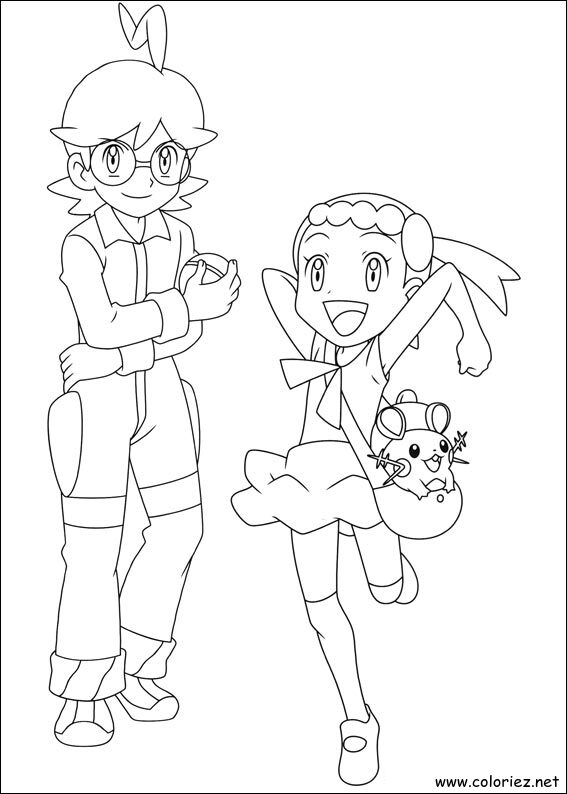 Coloriage de Pokemon à imprimer