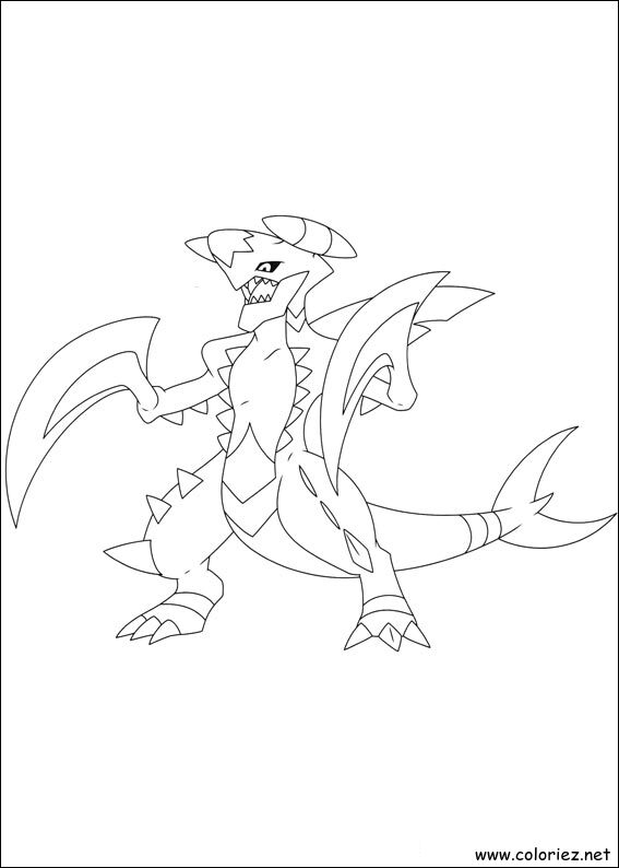 Coloriage de Pokemon à imprimer