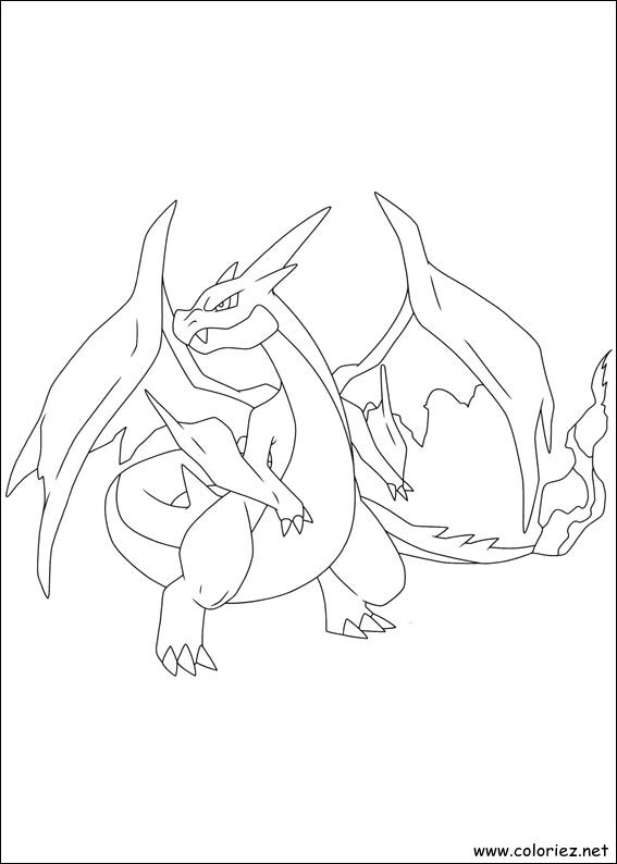 Coloriage de Pokemon à imprimer