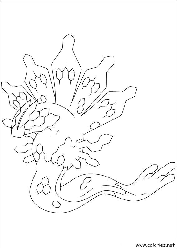 Coloriage de Zygarde à imprimer
