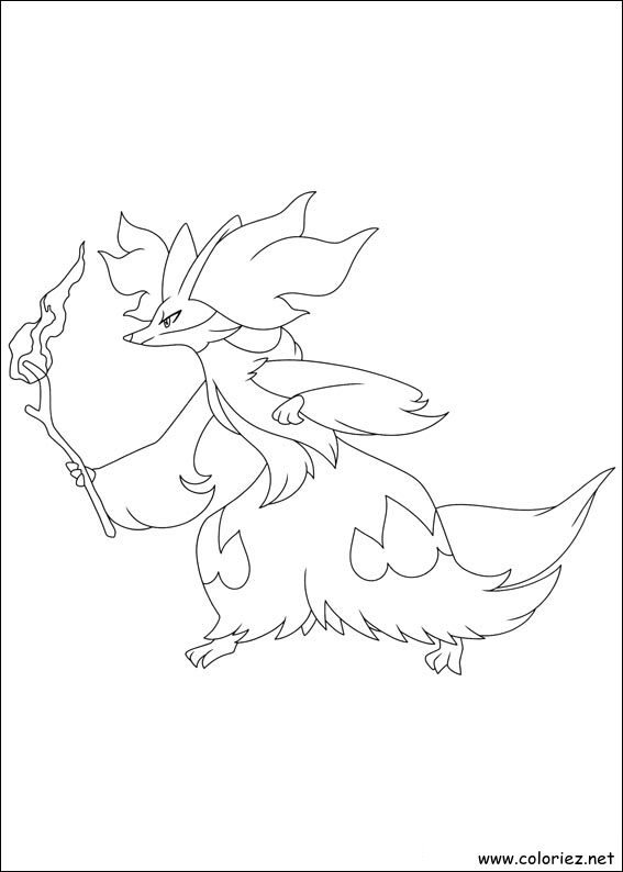 Coloriage de Pokemon à imprimer