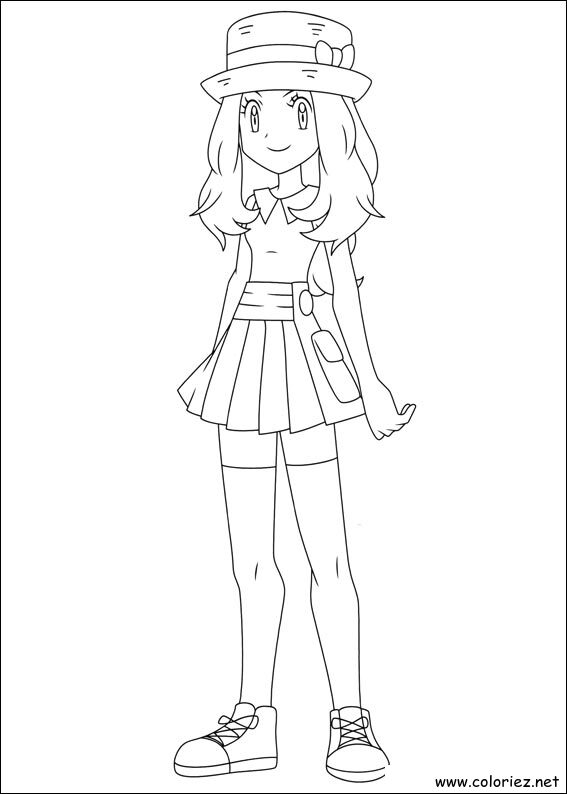 Coloriage de Serena à imprimer