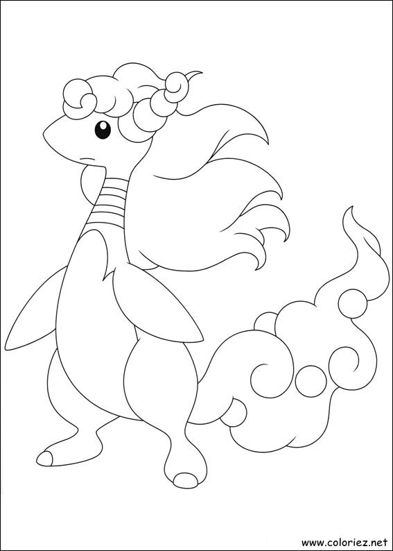 Coloriage de Pokemon à imprimer