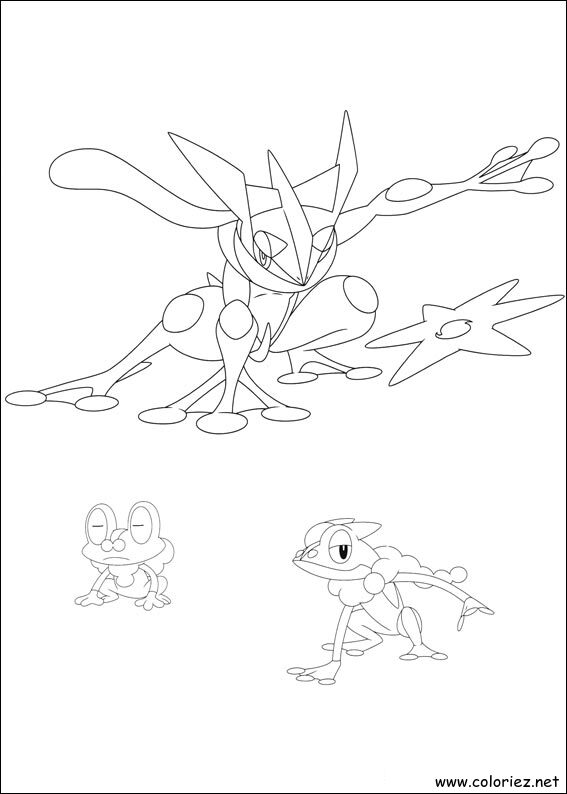 Coloriage de Pokemon à imprimer
