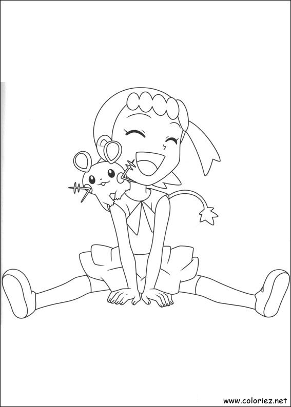 Coloriage de Pokemon à imprimer