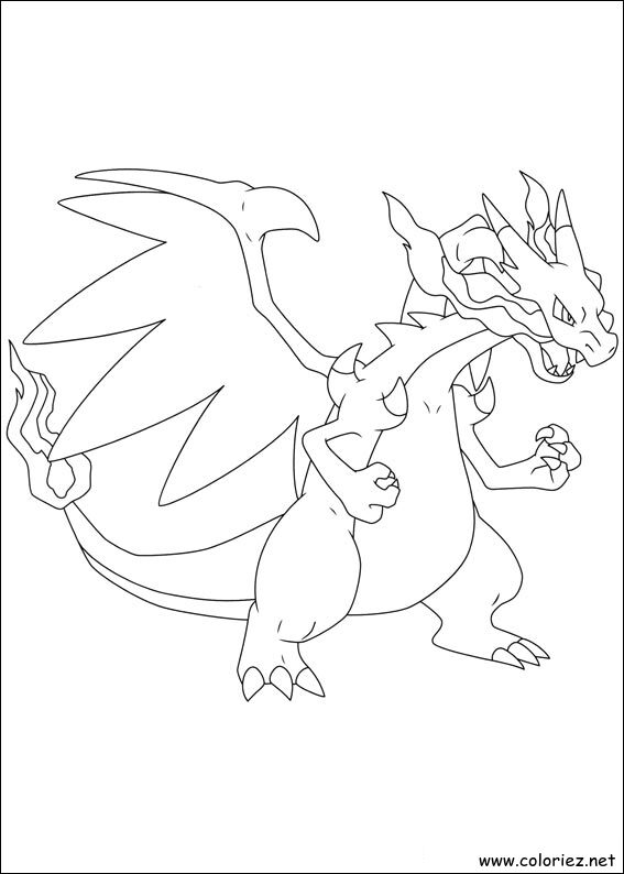 Coloriage de Pokemon à imprimer