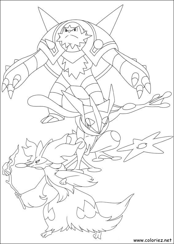 Coloriage de Pokemon à imprimer
