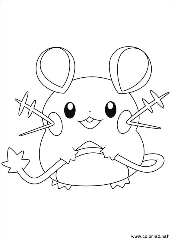Coloriage de Pokemon à imprimer