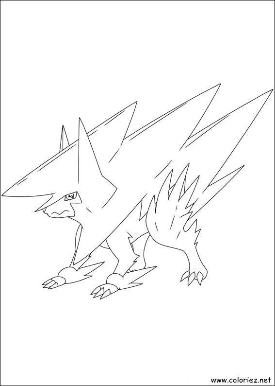 Coloriage de Pokemon à imprimer