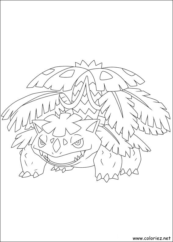 Coloriage de Pokemon à imprimer