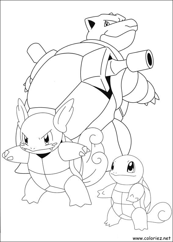 Coloriage de Pokemon à imprimer