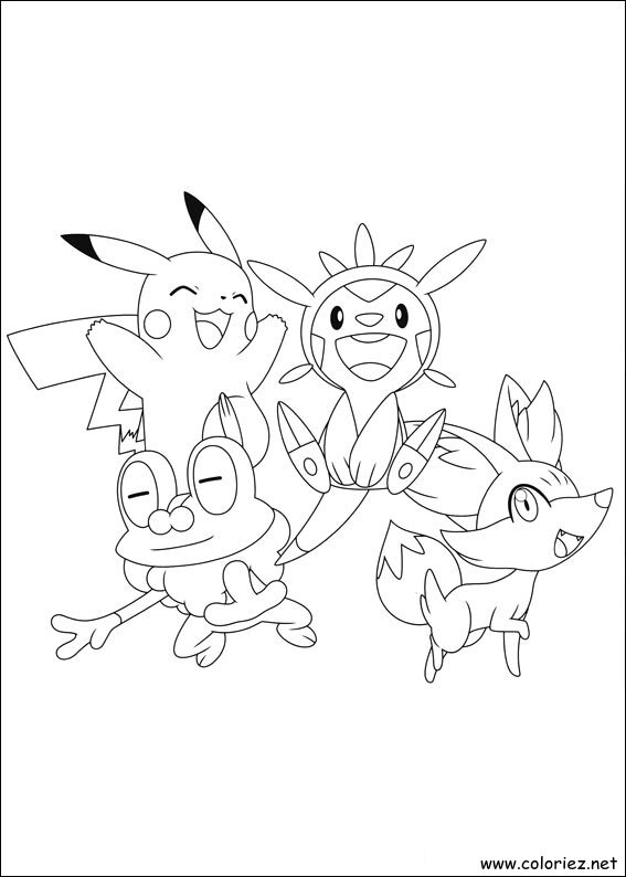 Coloriage de Pokemon à imprimer